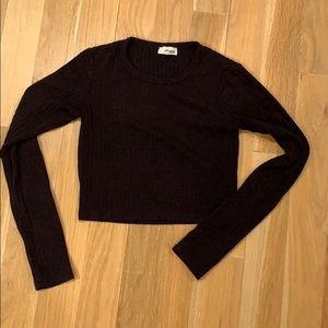 Aritzia Wilfred Georgia Shirt Plum S